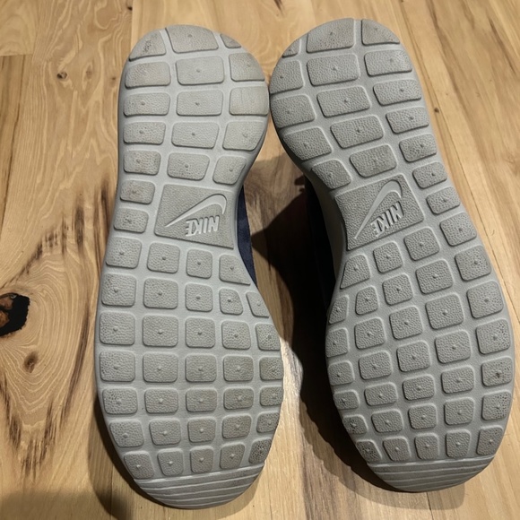 Nike Mens Roshe Run Sneakerboot Gridiron/Dark Obsidian-Pink-Volt Suede 10.5 - Picture 8 of 9